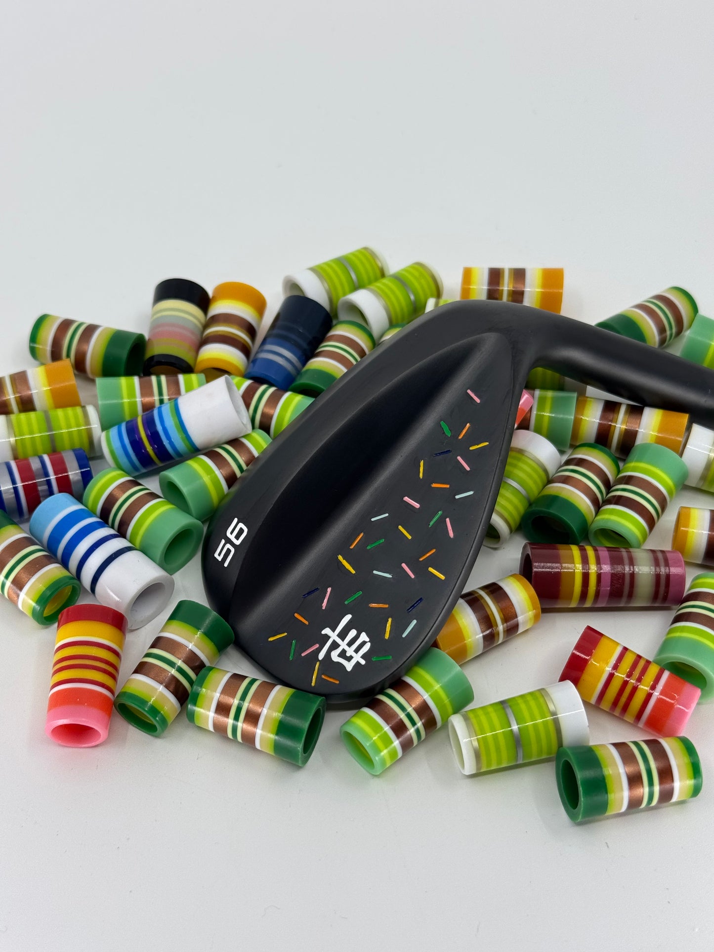 Toura Golf F-SPEC Insignia Black Customized by M.H. Custom Golf: Sprinkles